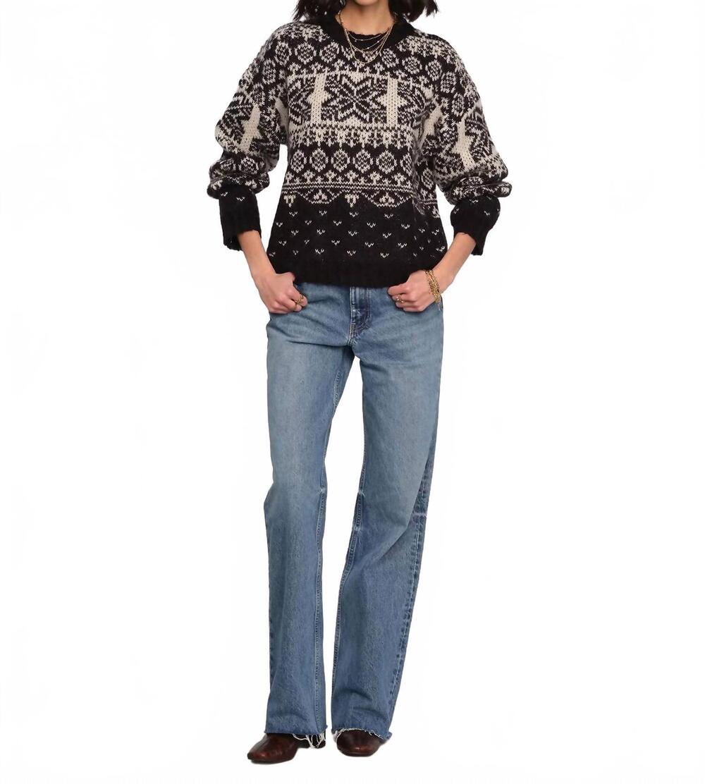 NEW HEARTLOOM adair long sleeve sweater in pattern